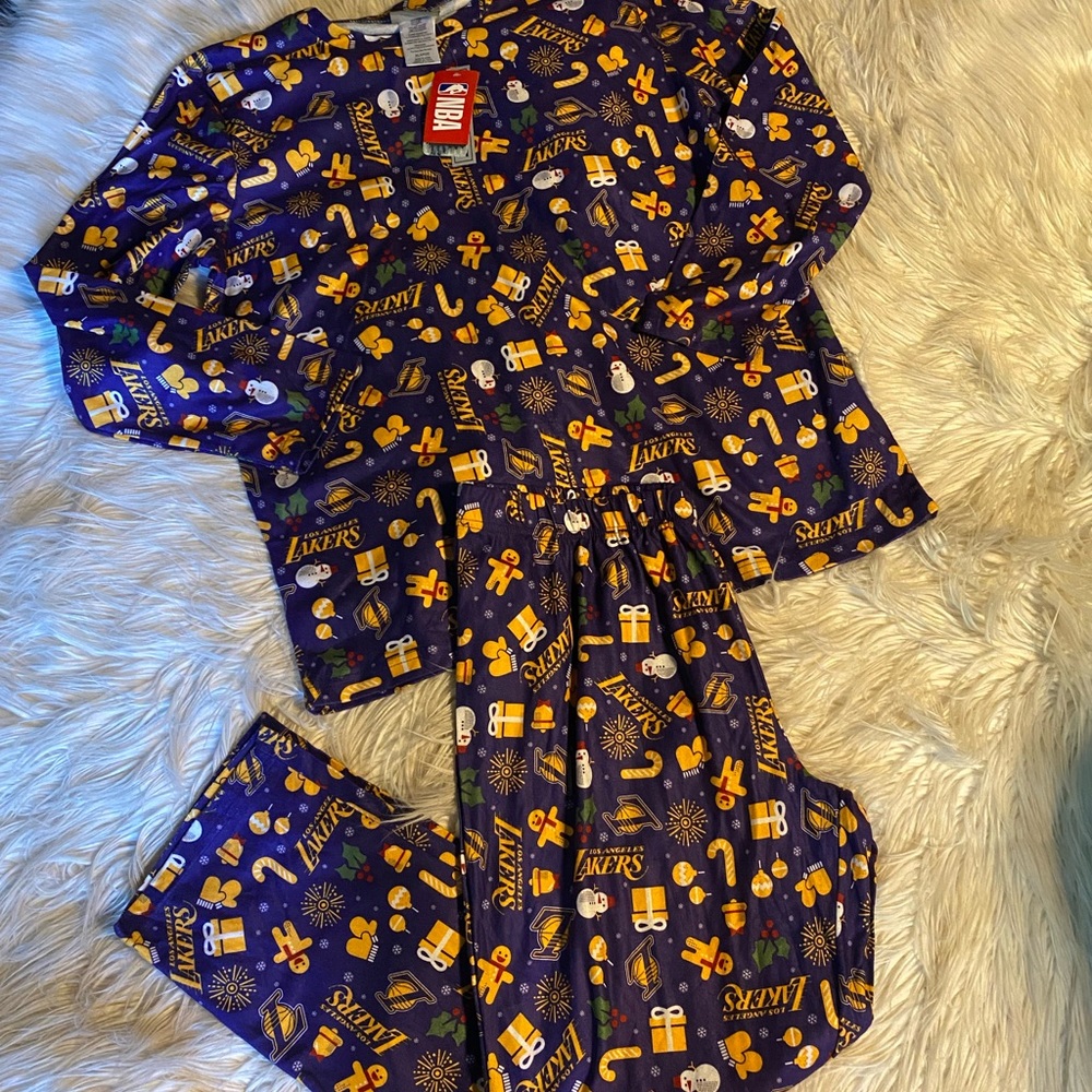 NBA Los Angeles lakers pajama set